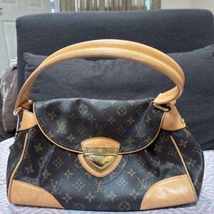Louis Vuitton Brown and Tan Shoulder Bag